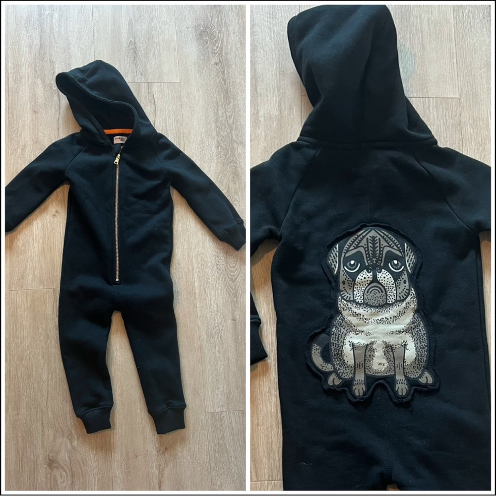 Filemon kids one piece sweatsuit size 80/86